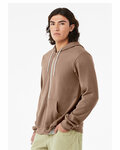 bella + canvas 3739 unisex sponge fleece full-zip hooded sweatshirt Side Thumbnail