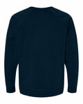 j america 8641 adult rival crewneck sweatshirt Back Thumbnail