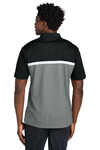 sport-tek st741 uv micropique colorblock polo Back Thumbnail