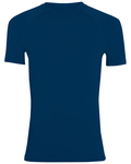 augusta sportswear 2601 youth hyperform compress short-sleeve shirt Front Thumbnail