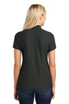 port authority l100 ladies core classic pique polo Back Thumbnail