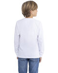 next level 3311nl youth cotton long sleeve t-shirt Back Thumbnail