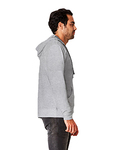 Next Level 9601 Adult French Terry Full-Zip Hooded Sweatshirt Side Thumbnail