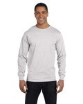 Hanes 5186 Adult Long-Sleeve Beefy-T® Front Thumbnail