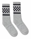 socco sc300 usa-made checkered crew socks Front Thumbnail