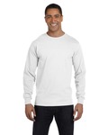 hanes 5286 men's 5.2 oz. comfortsoft® cotton long-sleeve t-shirt Side Thumbnail
