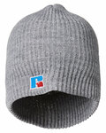 russell athletic ub89uhb core r patch beanie Front Thumbnail