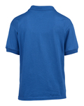 Gildan G880B Youth 6 oz., 50/50 Jersey Polo Back Thumbnail