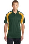 Sport-Tek ST654 Tricolor Micropique Sport-Wick ® Polo Front Thumbnail