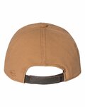 outdoor cap hpk100 weathered canvas crown with contrast-color visor cap Back Thumbnail