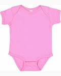 rabbit skins 4400 infant baby rib bodysuit Front Thumbnail