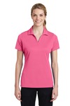 sport-tek lst640 ladies posicharge ® racermesh ® polo Front Thumbnail