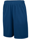 augusta sportswear 1429 youth training short with pockets Front Thumbnail