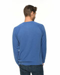 lane seven ls13004 unisex french terry crewneck sweatshirt Back Thumbnail