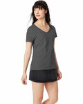 Hanes S04V Ladies' Perfect-T V-Neck T-Shirt Front Thumbnail