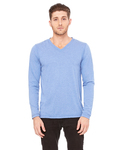 bella + canvas 3425 unisex jersey long-sleeve v-neck t-shirt Front Thumbnail