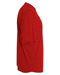 a4 n3143 adult tek 2-button henley jersey Side Thumbnail