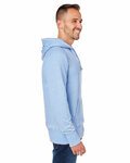 J America JA8915 Adult Vintage Zen Fleece Pullover Hooded Sweatshirt Side Thumbnail
