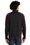 Sport-Tek ST851 Sport-Wick ® Stretch 1/2-Zip Colorblock Pullover Back Thumbnail