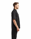 Artisan Collection by Reprime RP656 Unisex Short-Sleeve Sustainable Chef's Jacket Side Thumbnail