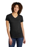 allmade al2018 women's tri-blend v-neck tee Front Thumbnail