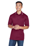 UltraClub 8406 Men's Cool & Dry Sport Two-Tone Polo Front Thumbnail