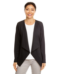 devon & jones dp465w ladies' perfect fit™ draped open blazer Front Thumbnail