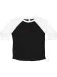 rabbit skins rs3330 toddler baseball fine jersey three-quarter sleeve tee Front Thumbnail