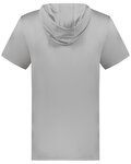 Holloway 222142 Adult Short Sleeve Hoodie Powered by Coolcore Back Thumbnail