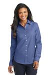 Port Authority L658 Ladies SuperPro ™ Oxford Shirt Front Thumbnail