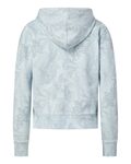 mv sport w24105 women's maddie floral print hooded sweatshirt Back Thumbnail