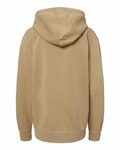 independent trading co. prm1500y youth midweight pigment-dyed hooded sweatshirt Back Thumbnail