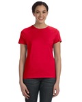 Hanes SL04 Ladies Nano-T ® Cotton T-Shirt Front Thumbnail