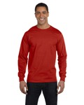 Hanes 5186 Adult Long-Sleeve Beefy-T® Side Thumbnail
