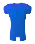 a4 n4242 adult nickleback tricot body w/ double dazzle cowl and skill sleeve football jersey Back Thumbnail