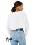 bella + canvas 6501b fwd fashion ladies' cropped long-sleeve t-shirt Back Thumbnail