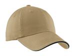 port authority c830 sandwich bill cap with striped closure Front Thumbnail