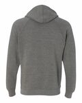 independent trading co. prm33sbp unisex special blend raglan hooded sweatshirt Back Thumbnail