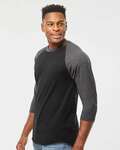 Tultex 0245TC Unisex Raglan Tee Side Thumbnail