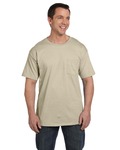 Hanes 5190P Adult Beefy-T® with Pocket Front Thumbnail