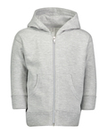 rabbit skins 3446 infant zip fleece hoodie Front Thumbnail