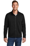 port authority f428 arc sweater fleece jacket Front Thumbnail
