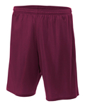 A4 N5296 Sprint Lined Tricot Mesh 9" Shorts Front Thumbnail