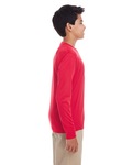 ultraclub 8622y youth cool & dry performance long-sleeve top Side Thumbnail