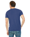 Bella + Canvas 3415C Unisex Triblend Short Sleeve V-Neck Te Back Thumbnail