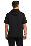 sport-tek st251 sport-wick ® fleece short sleeve hooded pullover Back Thumbnail