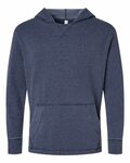 lat 6936 adult vintage wash fleece hooded sweatshirt Front Thumbnail