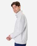 Hanes OG900 Men's Beefy® Sweats Premium Heavyweight Quarter-Zip Sweatshirt Side Thumbnail