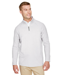 Devon & Jones DG480 CrownLux Performance™ Men's Clubhouse Micro-Stripe Quarter-Zip Front Thumbnail
