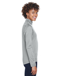 UltraClub 8230L Ladies' Cool & Dry Sport Quarter-Zip Pullover Side Thumbnail
